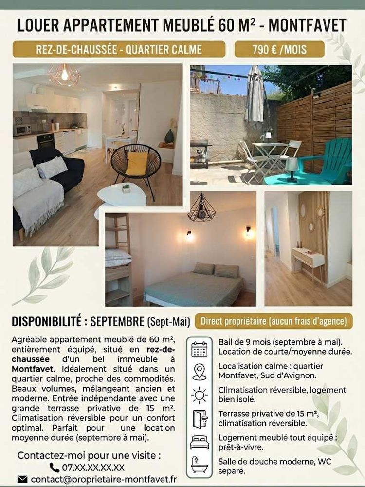 maison de 60m2 meublé