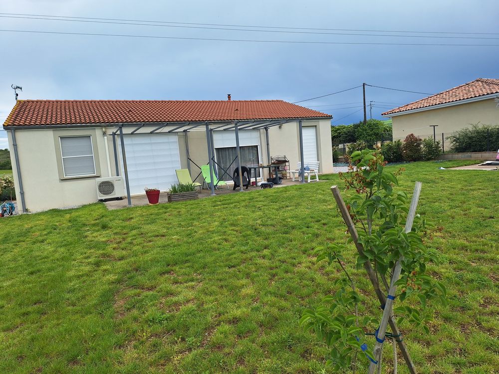 MAISON 2016 PLAIN-PIED F4 100M2. JARDIN DPE A LUMINEUSE