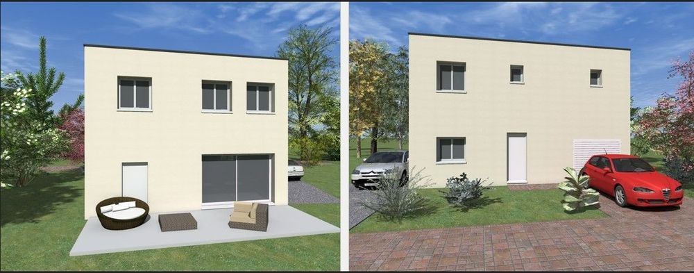 Maison neuve T5 (4 chambre) de 142m2 utiles à Pont de Chéruy
