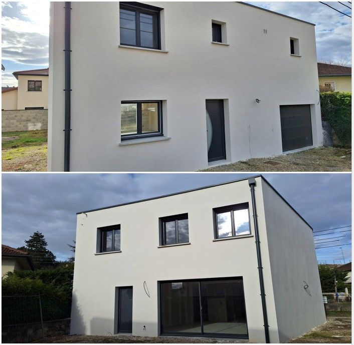 Maison neuve T5 (4 chambre) de 142m2 utiles à Pont de Chéruy