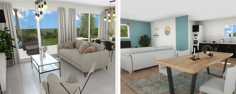 Maison neuve T5 (4 chambre) de 142m2 utiles à Pont de Chéruy
