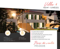 Villa 5 pièces 130m² avec piscine privative, Drap 745000 Drap (06340)