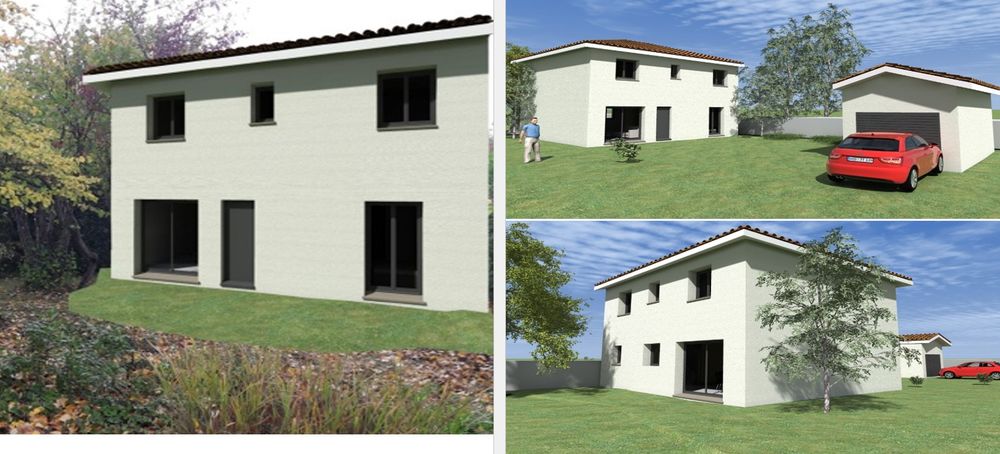 Maison neuve de 5 chambres, 3 salles d'eau à Pont Chéruy