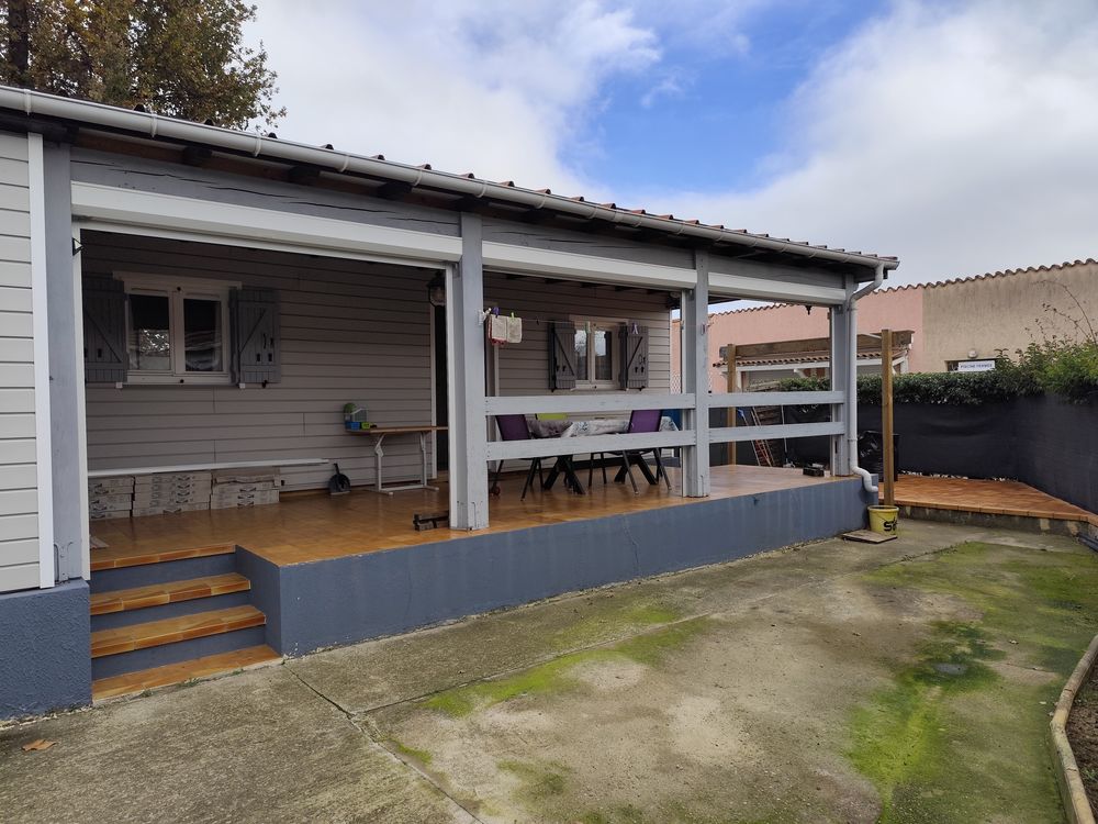 Chalet ossature bois avec isolation extérieur, 2 chambres