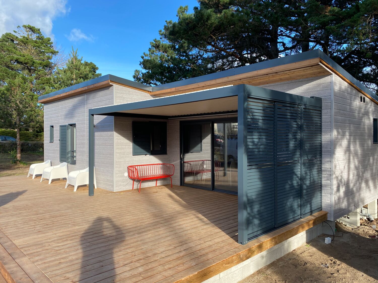 CHALET 45m² + PARCELLE 265m² + ABRI DE JARDIN