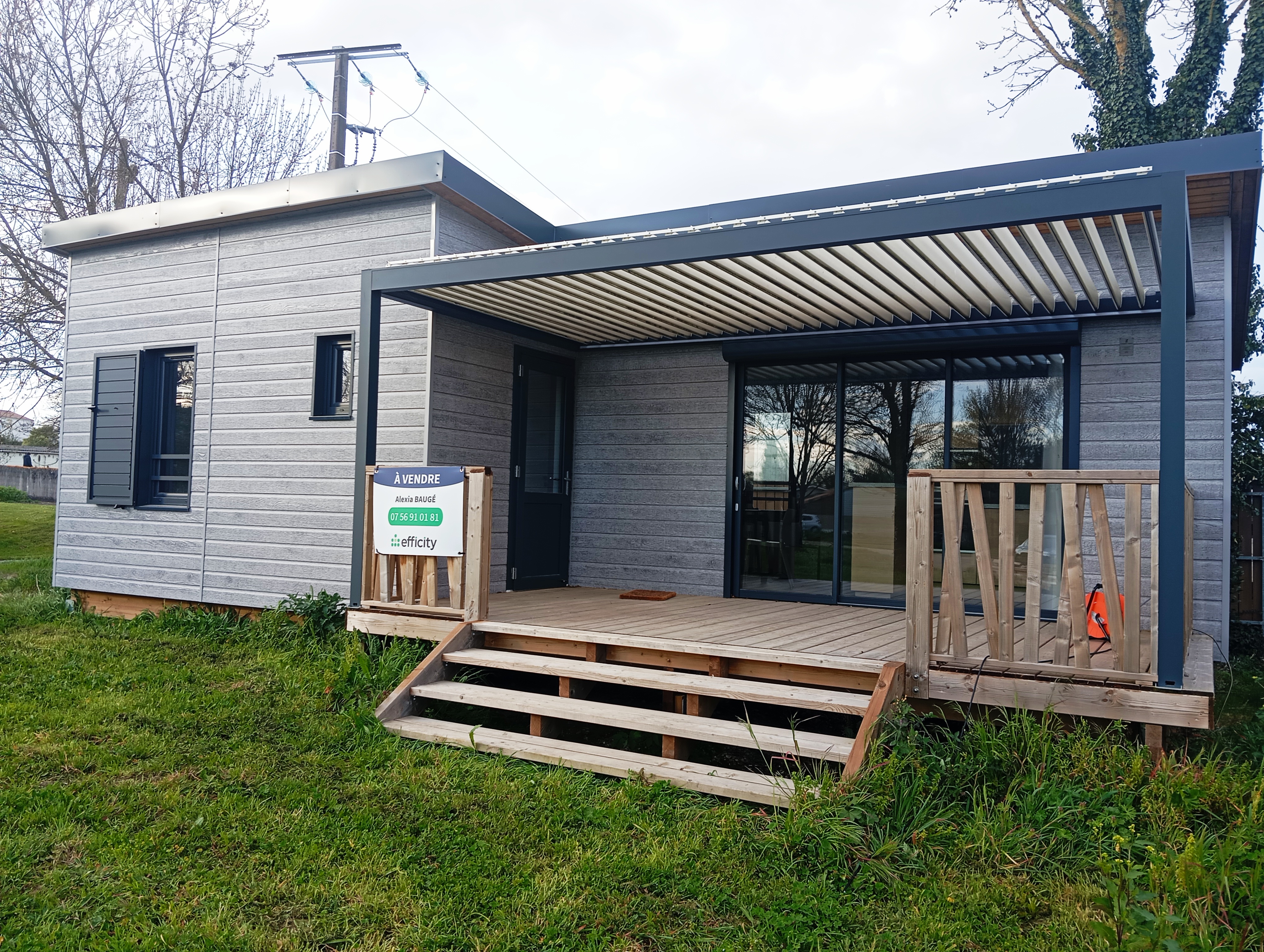 CHALET NEUF + PARCELLE + ABRI DE JARDIN