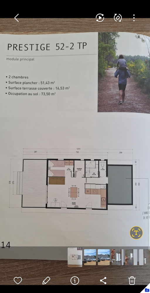 Chalet 2021 sur un terrain de 415m2