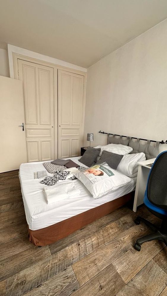 Troyes cent F2 TB meublé, chauffage inclus, lave-linge, TV