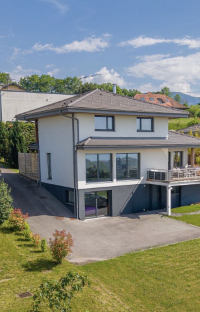 Vue Lac Leman, Villa contemporaine Marin, Thonon, Evian