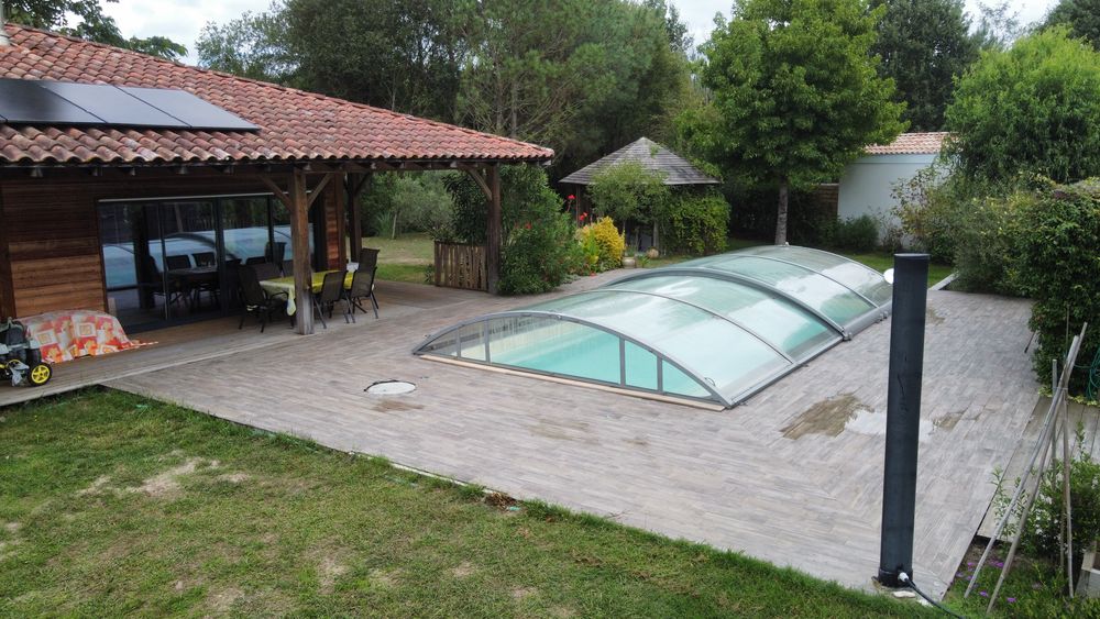 Maison bois 171 m2 - 4 chambres avec SDE - Piscine - AZUR