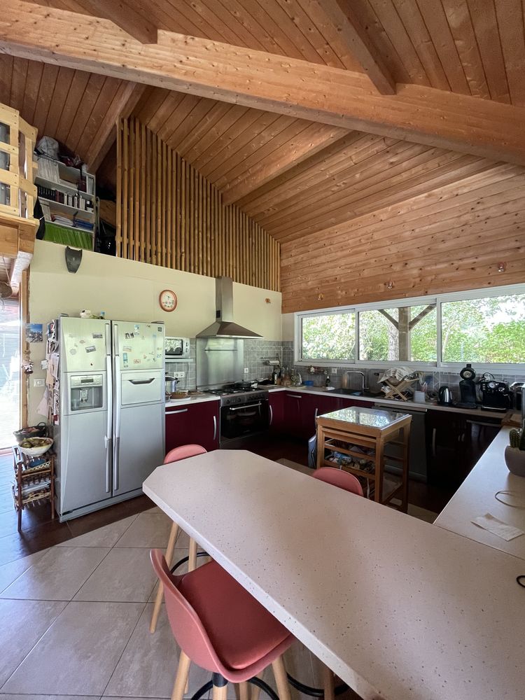 Maison bois 171 m2 - 4 chambres avec SDE - Piscine - AZUR