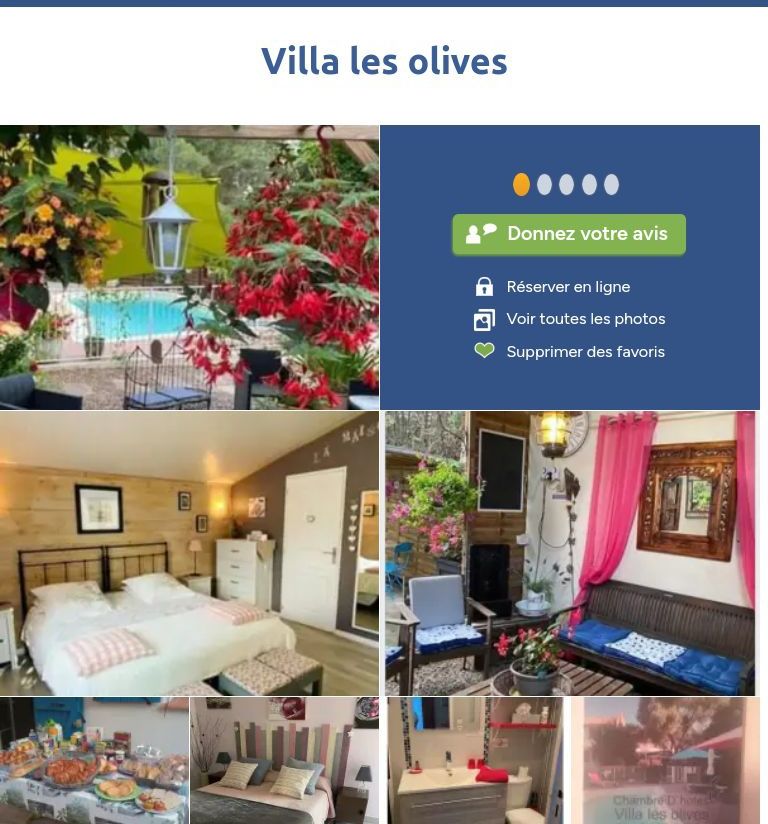 maison d'habitation et 5 en chambre d'hôtes