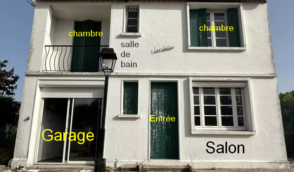 Super occase - Maison de ville avec terrain .