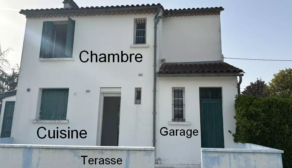 Super occase - Maison de ville avec terrain .