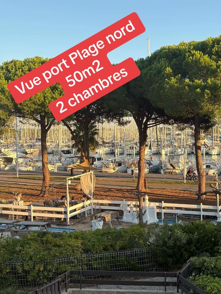 Appartement vue port le grau du roi