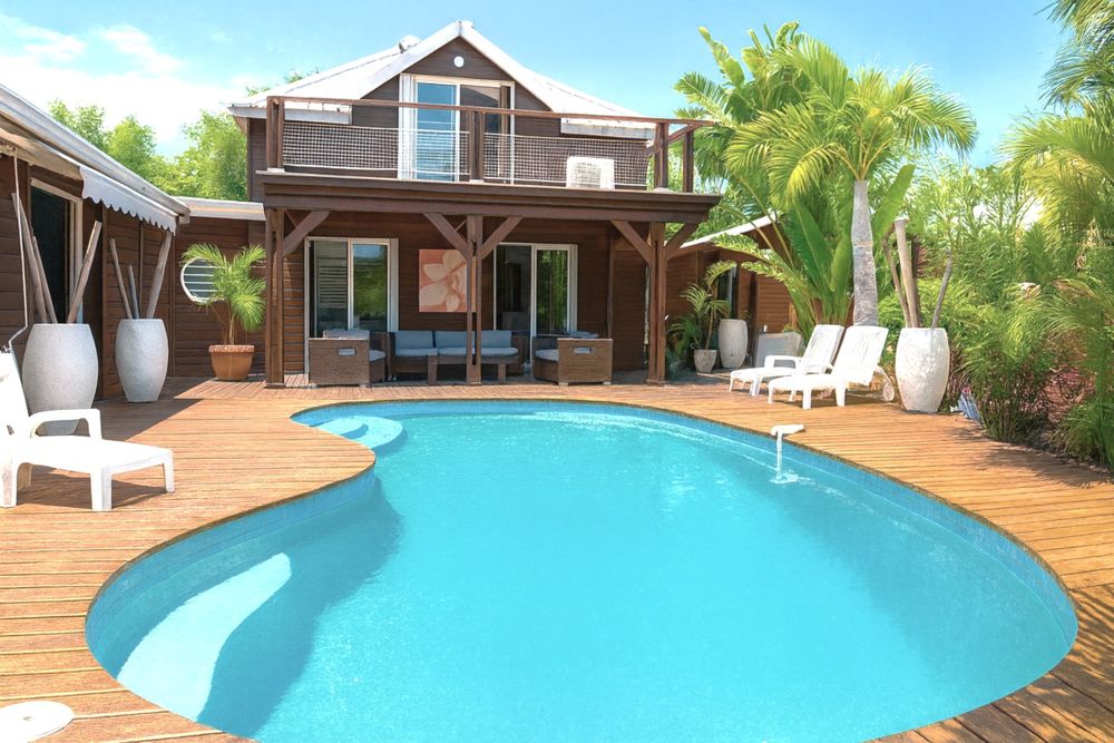 Belle Villa F5 225 m2 en F4 + F3 à 100m de la plage