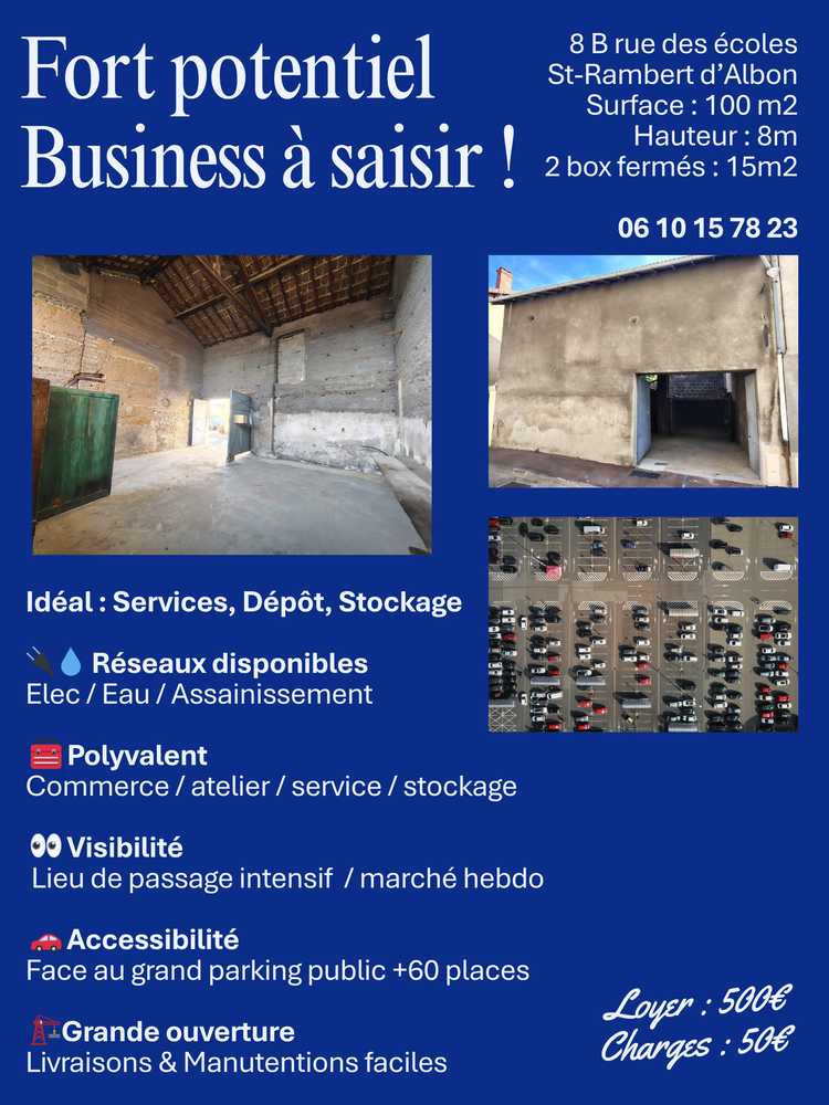 Grand Local commercial - Hyper-Centre - Tous réseaux dispo