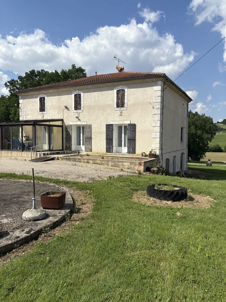 MAISON EN PIERRE A DOLMAYRAC LOT ET GARONNE RELIEE FIBRE