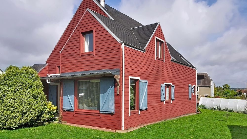 Maison d'architecte en bois Massif 160 m² habitable 1oo% éco