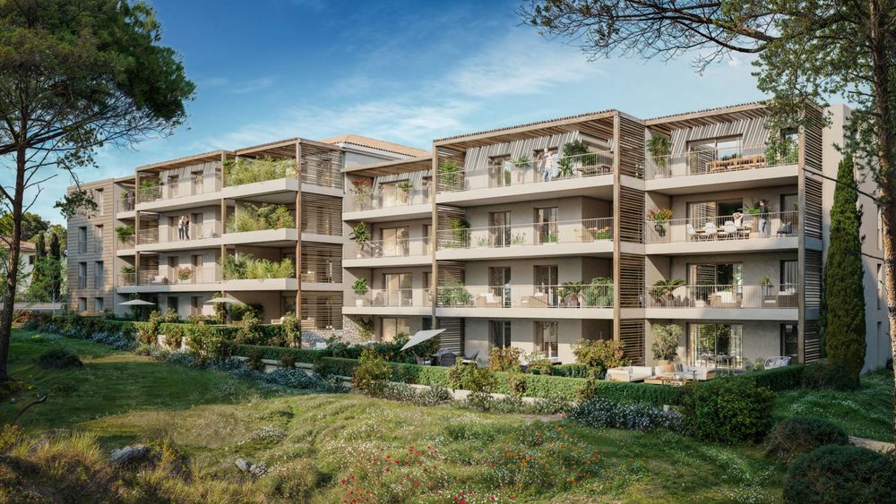 Appartement 3 pièces 57,39 m2, terrasse 23,95 m2, parking