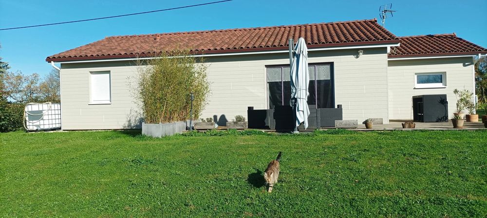 Maison de plain-pied pied ossature bois