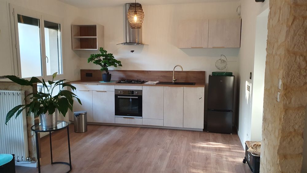 Studio 40m² meublé lumineux avec jardin.