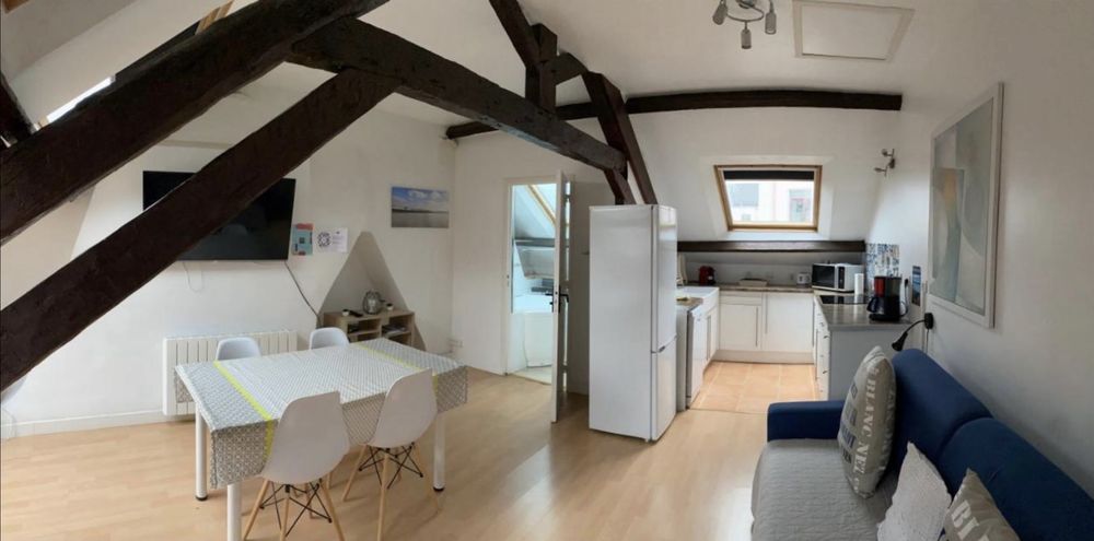 Grand T2 lumineux avec spa 40-60m2 centre Boulogne/mer