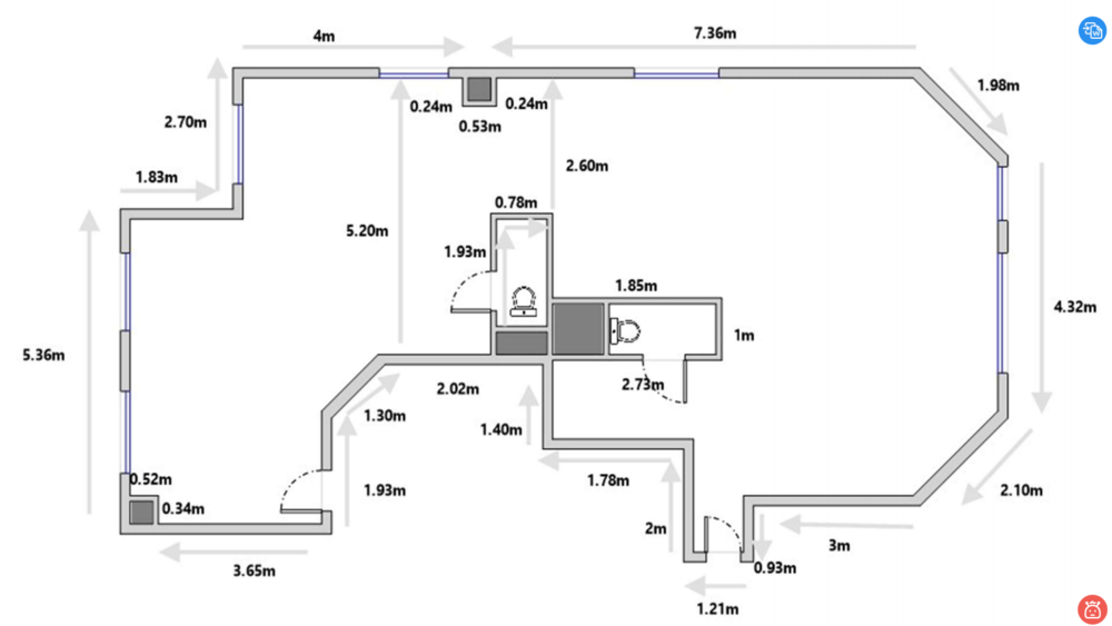 Bureaux / locaux pro. (92 m²) + box double optionnel
