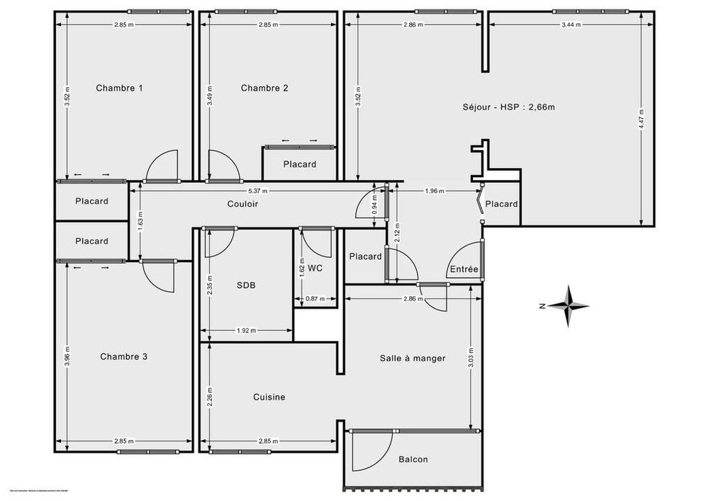 Corbas (69960) appartement 5 pièces 185.000 €