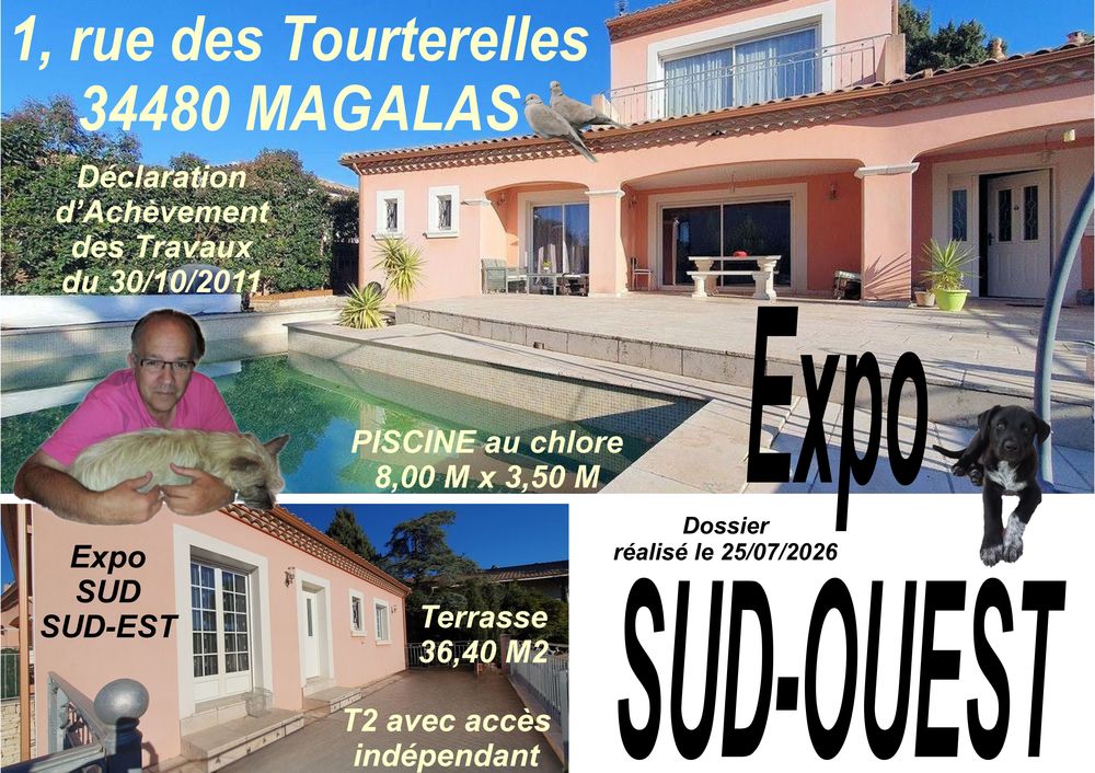 Aux portes de BEZIERS et à proximité du CAP D'AGDE