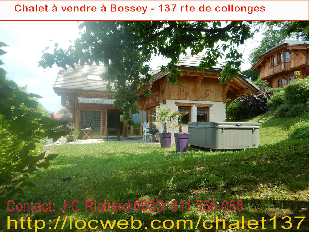 Chalet d'exception à Bossey, aux portes de Genève