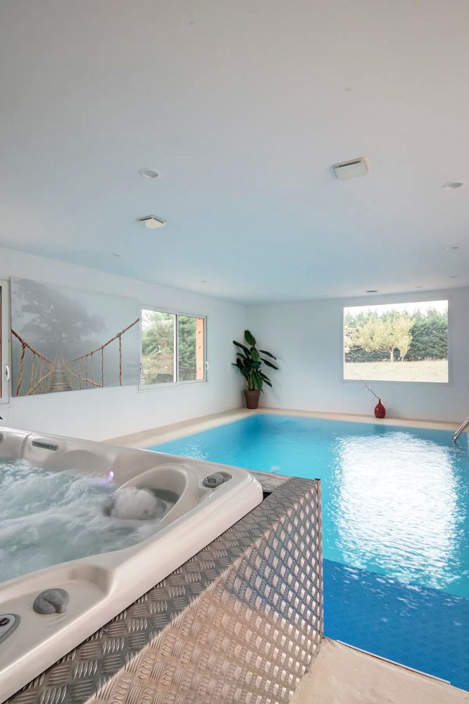 Maison d'exception 5ch Piscine Intérieure Spa 20min Toulouse