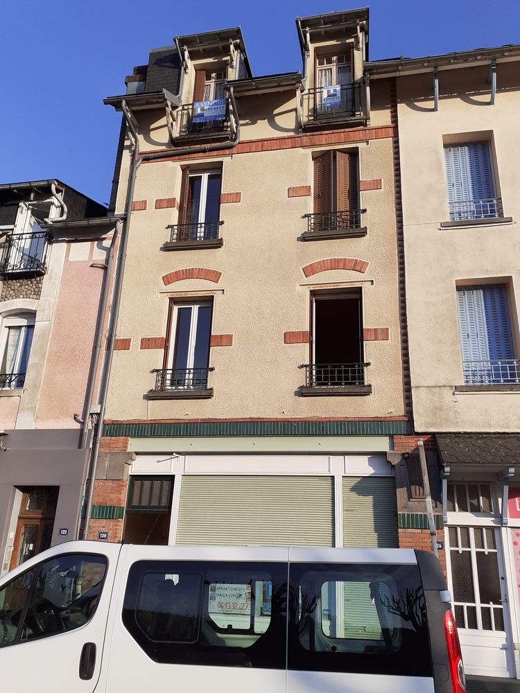 Maison 3 appartements T3 + local commercial