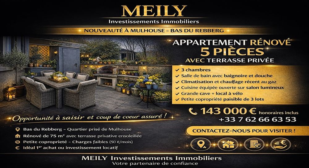 France- Mulhouse (68) | | Appartement 5 pièces