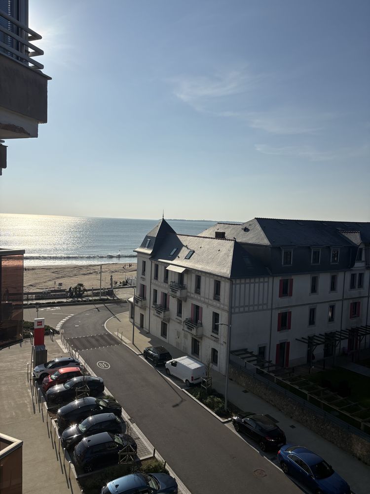 Appartement Vue Mer Triangle d'or à Pornichet direct plage
