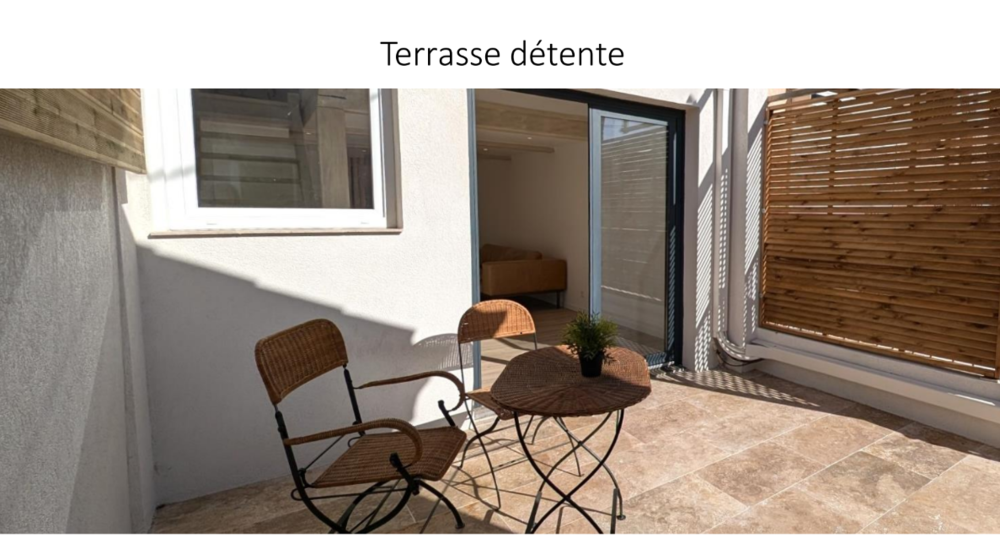St Raphaël les plaines - bastidon rénové T2/T3 Terrasse