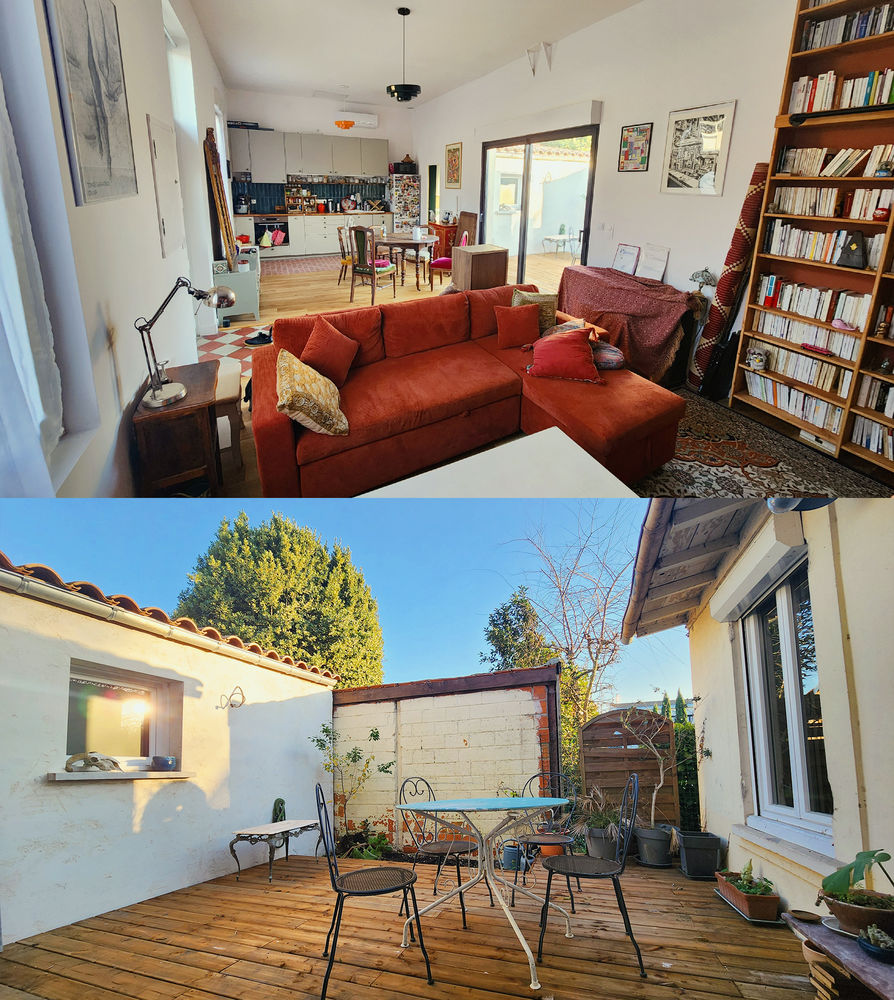 Maison calme et lumineuse avec terrasse privative - Nansouty