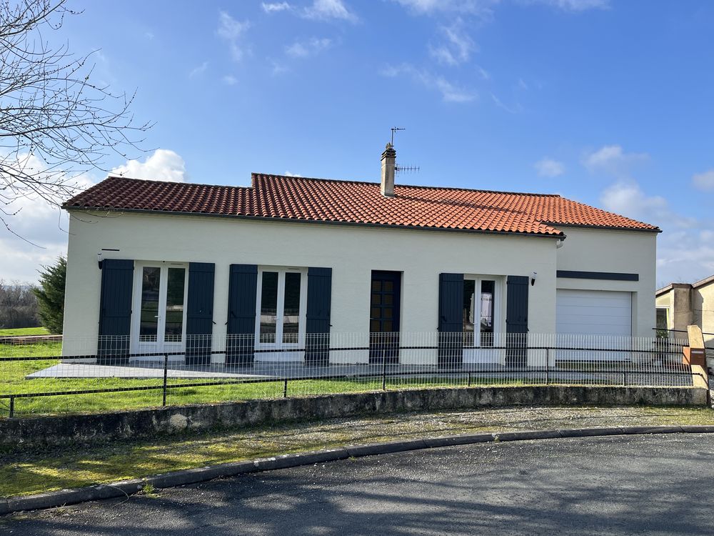 Maison de plein pied dans petit lotissement calme