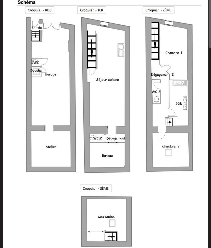 GIGNAC CENTRE- MAISON DE VILLAGE 105M² + ESPACE VOUTE 45M²