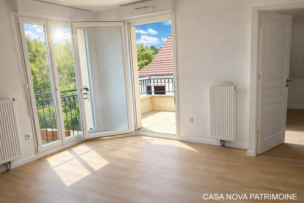 Grand 2 pièces neuf avec balcon et 2 parkings