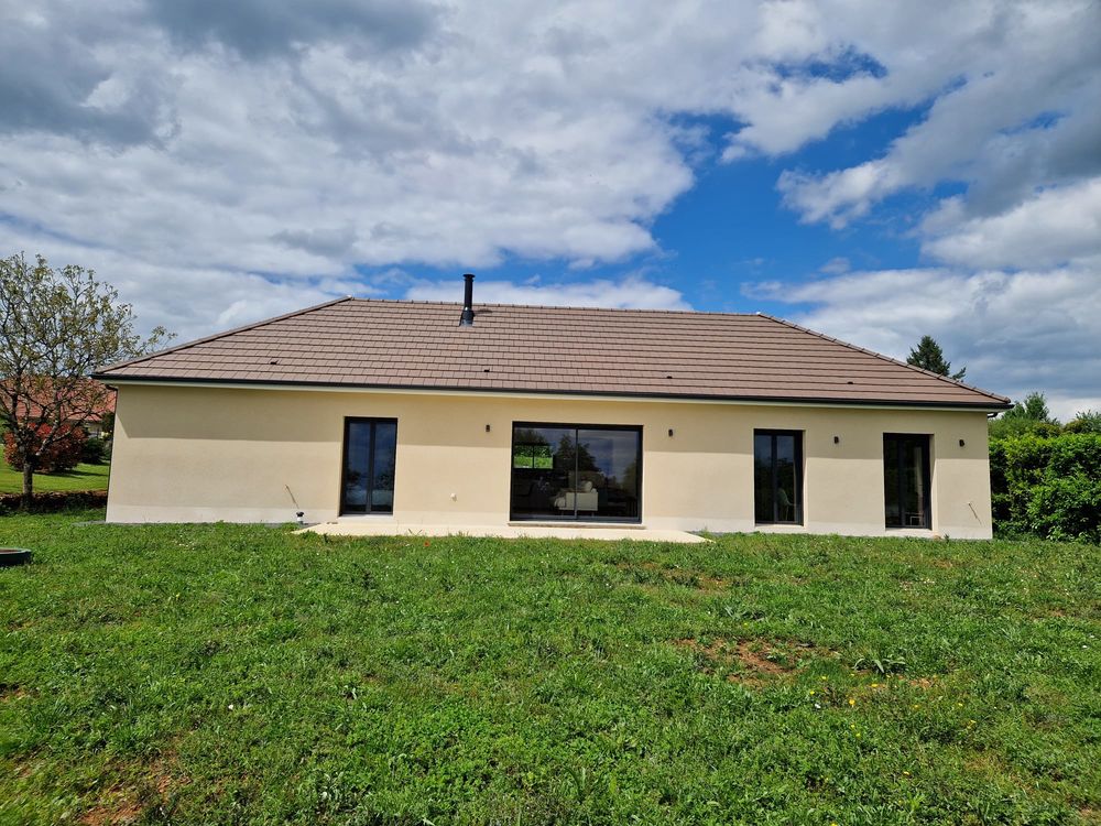 Maison neuve 2024, plain-pied, vue dominante, DPE AA