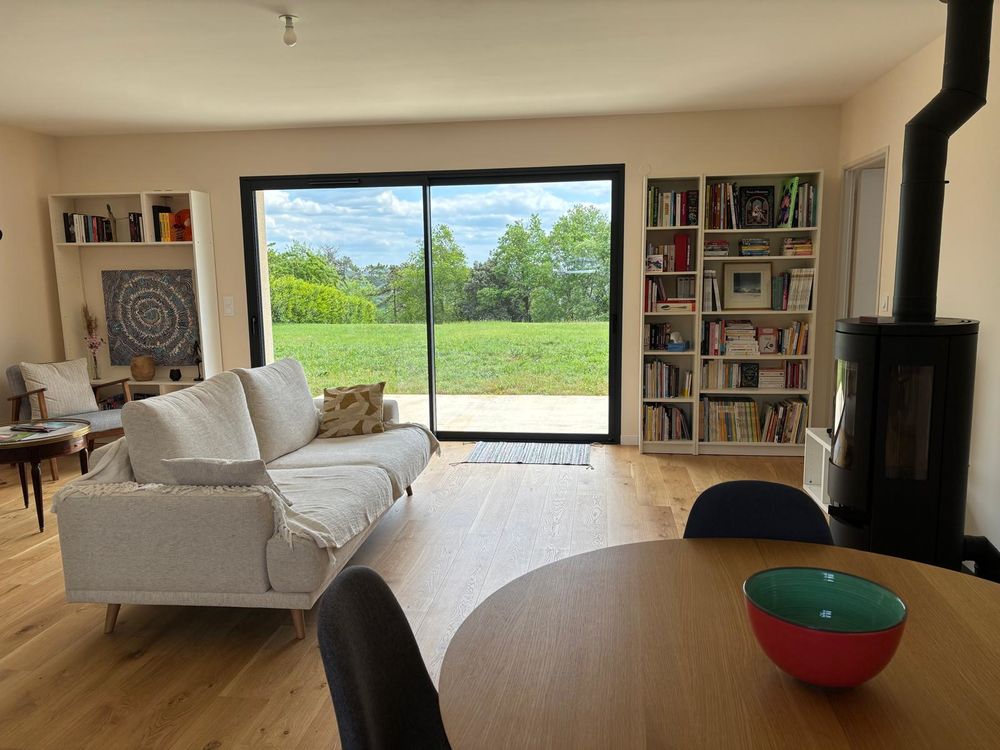 Maison neuve 2024, plain-pied, vue dominante, DPE AA