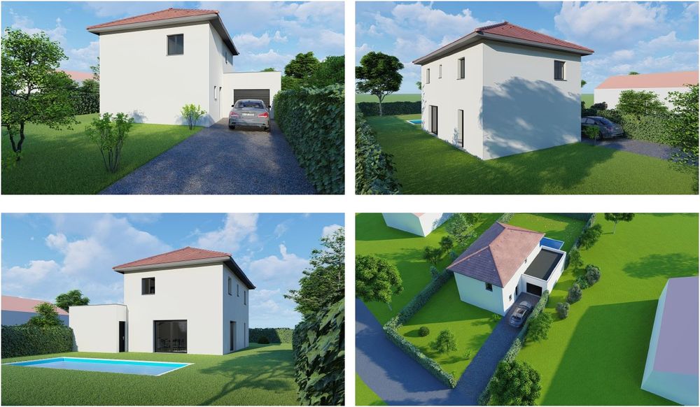 Maison de construction neuve + terrain à Sermerieu