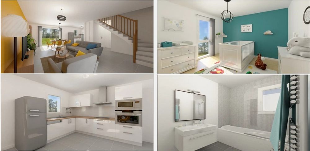 Maison de construction neuve + terrain à Sermerieu