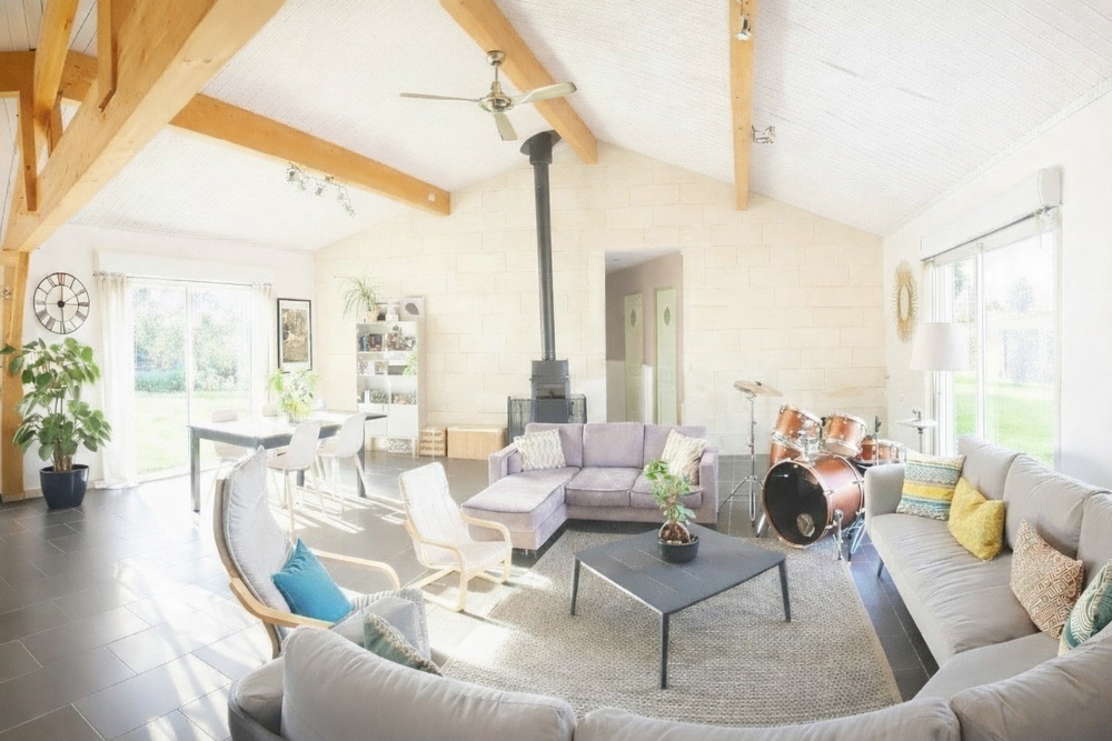 Maison ~ 4 chambres ~ plain-pied en ossature bois ~ 151 m²
