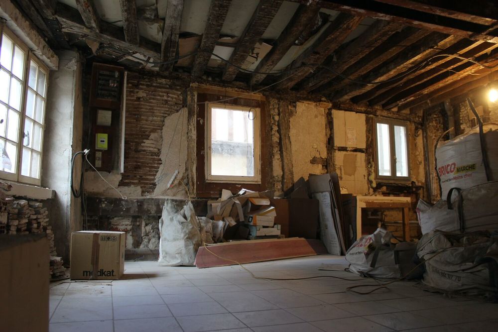 Maison à colombages prête à rénover