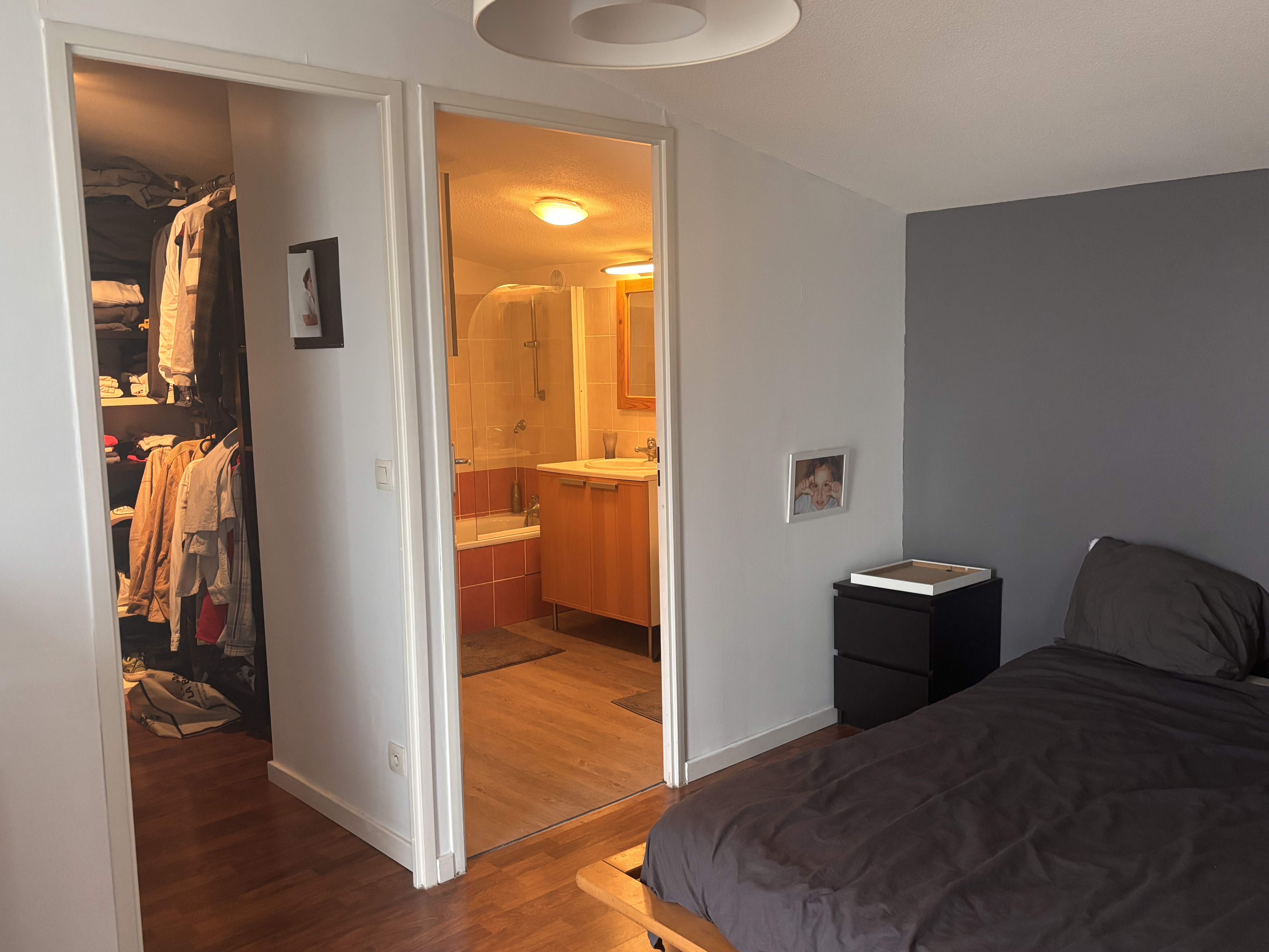 Duplex dernier étage dans résidence de 3 etages