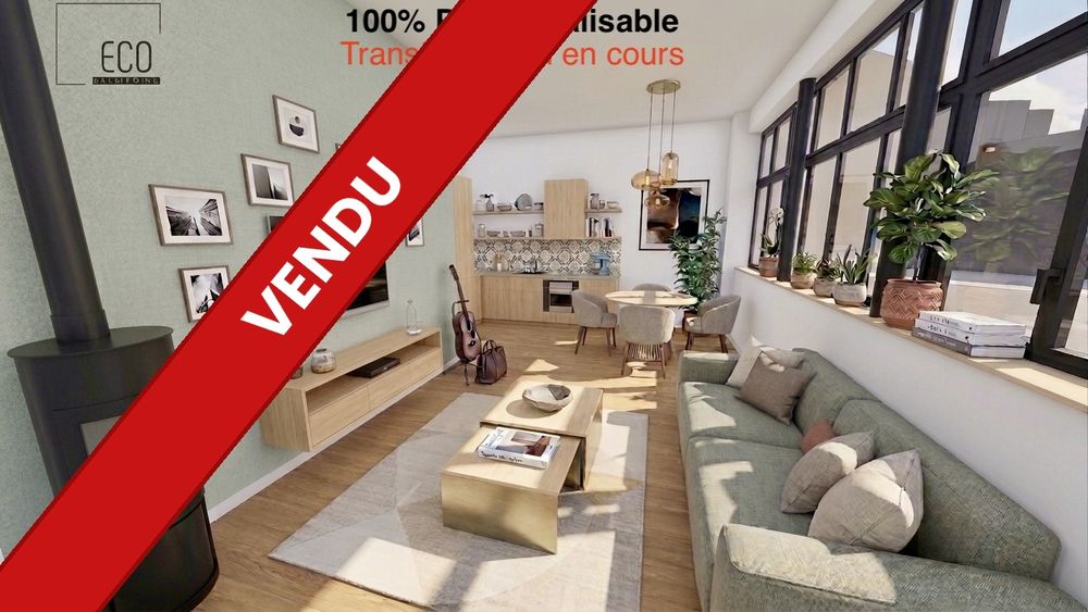 2 pièces 44m2 'Sur mesure' Rénovation complète +Cave de 8m2