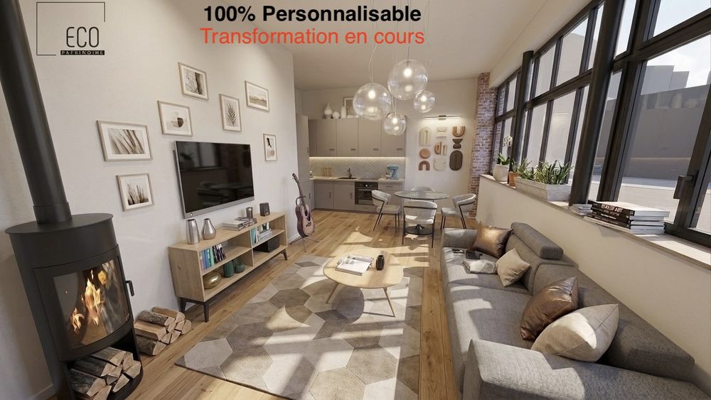 2 pièces 44m2 'Sur mesure' Rénovation complète +Cave de 8m2