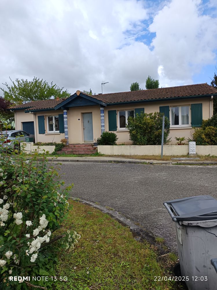 maison plein pied 107 m² jardin sans vis à vis Pessac Fac